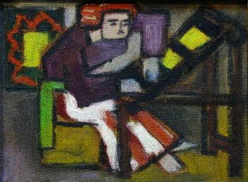 Woman Weaving