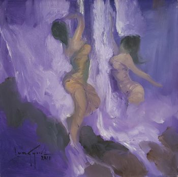 Ladies at Waterfall