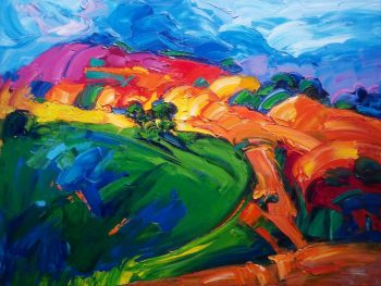 Myoe-Kyaw-My-Dream-Land-(3)-(2018)-36x48-Oil