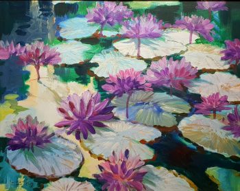 U-Lun-Gywe-Lotus-Pond-(2005)-24x30-Oil