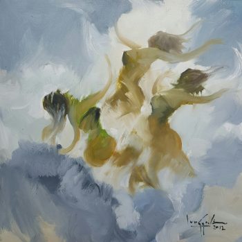 U-Lun-Gywe-Three-Sisters-(2012)-27x27-Oil