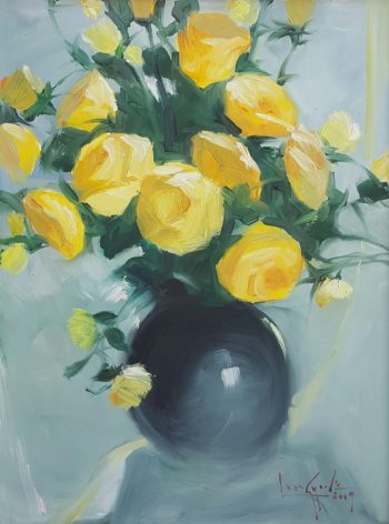 U-Lun-Gywe-Yellow-Roses-(2009)-18x24-Oil