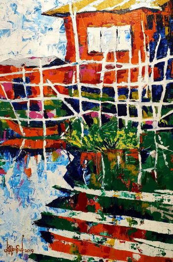 Moe-Kyaw-Thant-Inn-Lay-Waterscape-(2)-(2019)-24x36-Acrylic